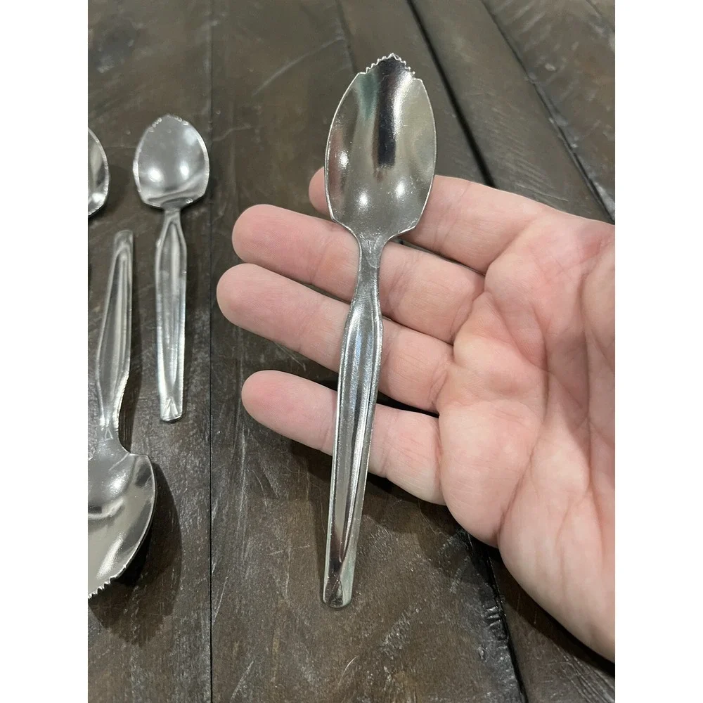 Enjoy Grapefruit Serrated stainless steel Grapefruit Spoon‎ Set Of 8 Silverware